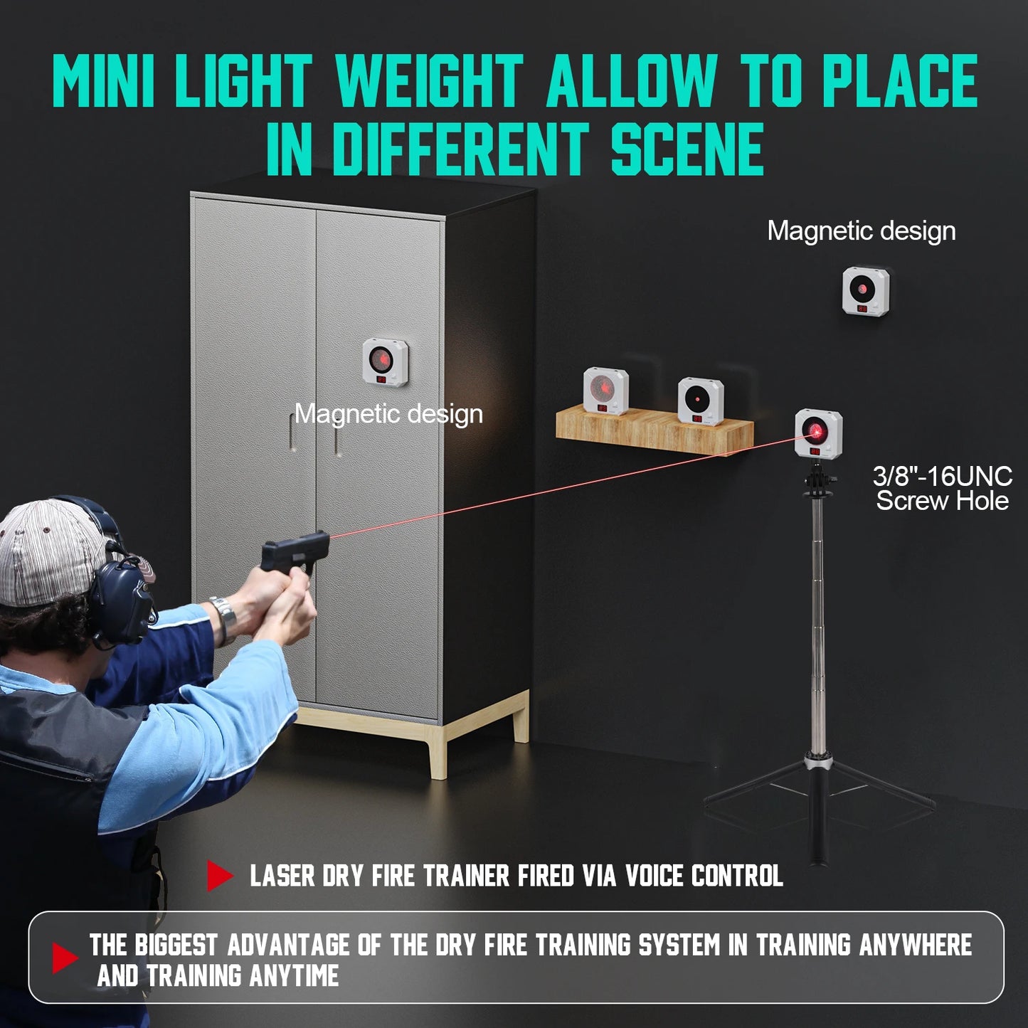 Infrared Induction Electronic Scoring Laser Target Color Sensitive Shooting Practice with Sound Effects Training Toy Equipment