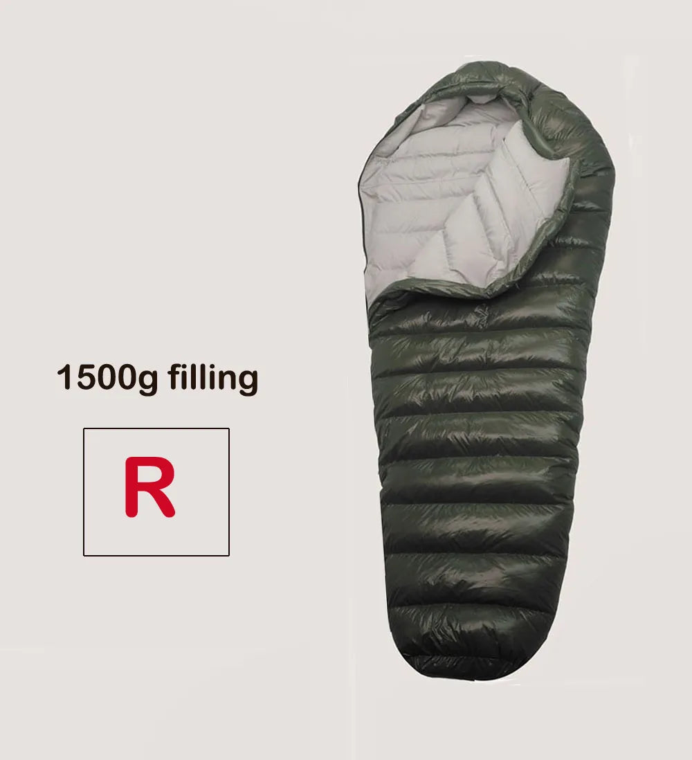 Kamperbox Cold Temperature Winter Sleeping Bag Down Sleeping Bag Winter Camping Equipment