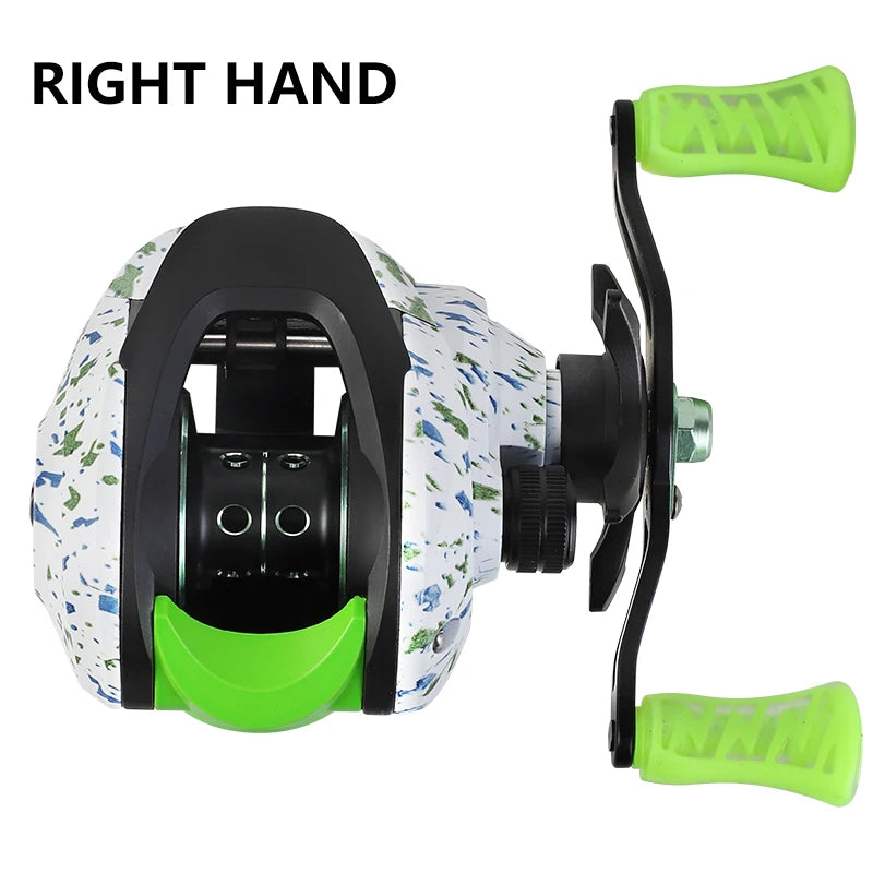 BILLINGS Baitcasting Reel 8KG Max Drag 6.3:1 Gear Ratio Magnetic Brake System Bait Caster Fishing Reels for Freshwater Saltwater Bass Trout Fishing