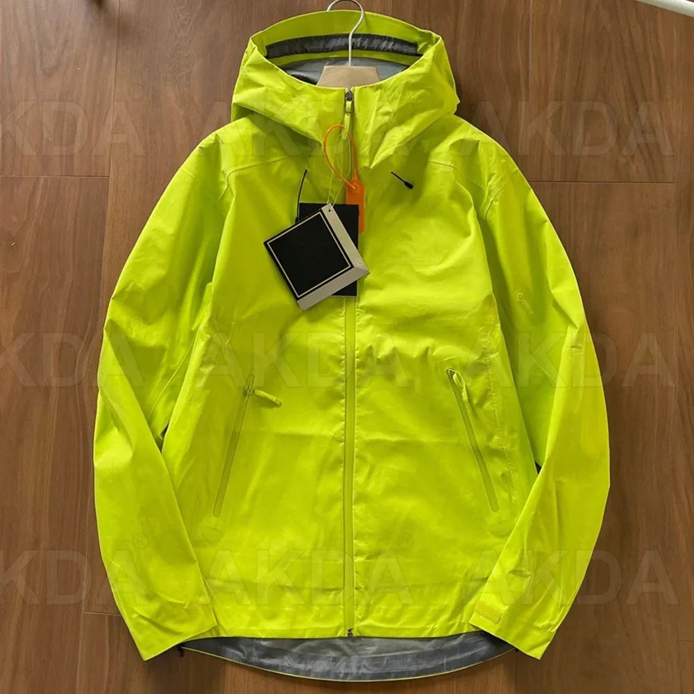 2026 New ARC Beta LT Embroidery Bird Logo Three Layer Mens Womens Camping Coat Outdoor Waterproof Windbreaker Jackets