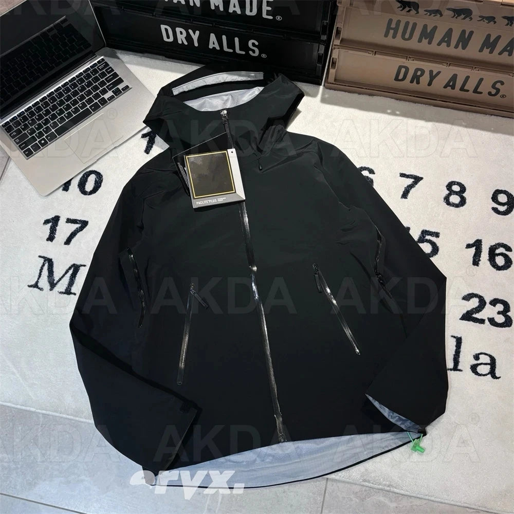 2026 New ARC Beta LT Embroidery Bird Logo Three Layer Mens Womens Camping Coat Outdoor Waterproof Windbreaker Jackets