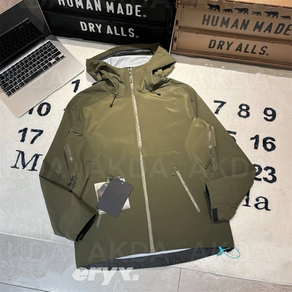 2026 New ARC Beta LT Embroidery Bird Logo Three Layer Mens Womens Camping Coat Outdoor Waterproof Windbreaker Jackets