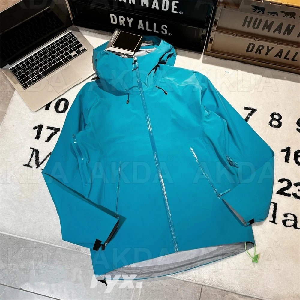 2026 New ARC Beta LT Embroidery Bird Logo Three Layer Mens Womens Camping Coat Outdoor Waterproof Windbreaker Jackets