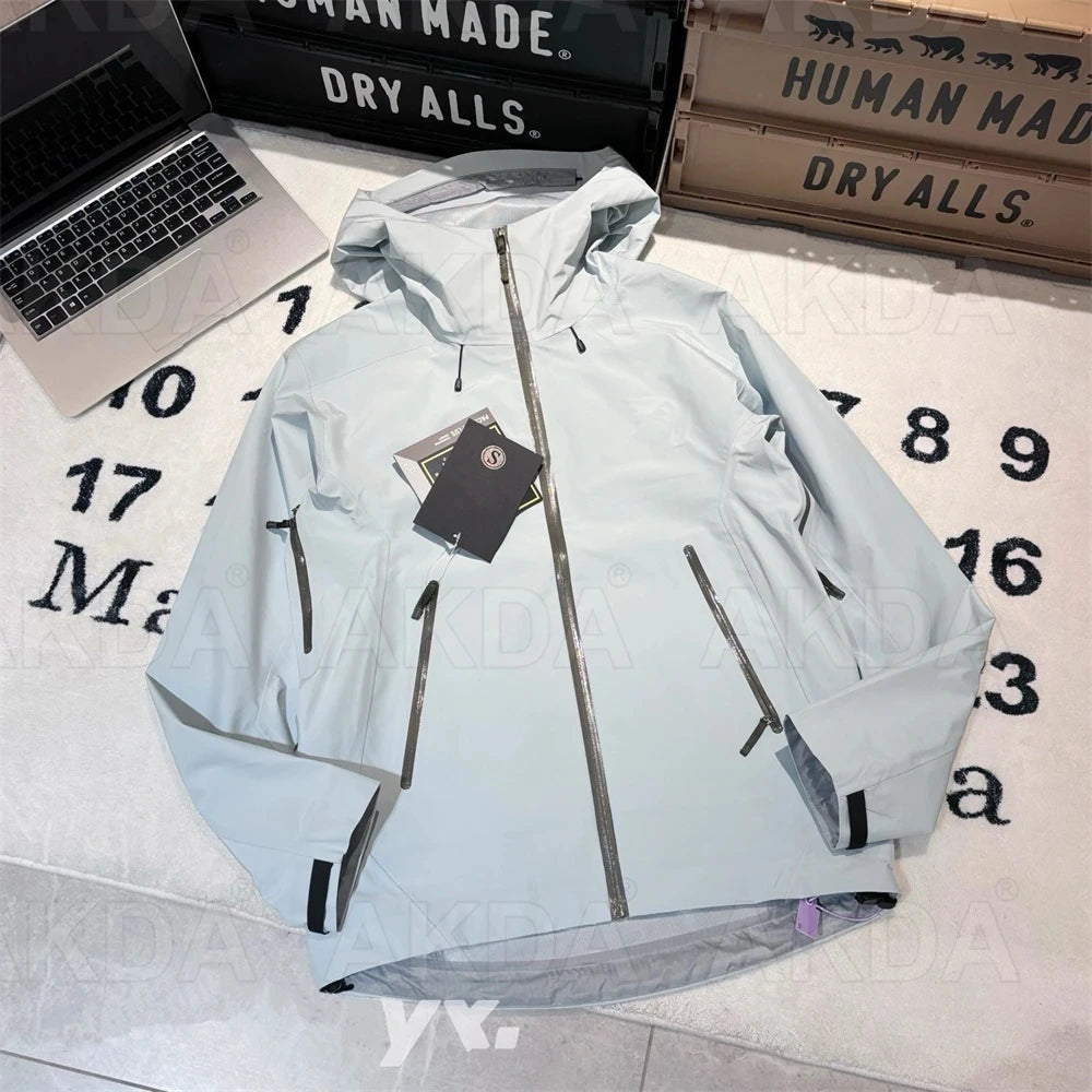 2026 New ARC Beta LT Embroidery Bird Logo Three Layer Mens Womens Camping Coat Outdoor Waterproof Windbreaker Jackets