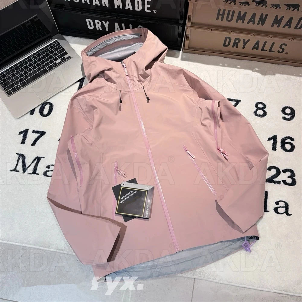 2026 New ARC Beta LT Embroidery Bird Logo Three Layer Mens Womens Camping Coat Outdoor Waterproof Windbreaker Jackets