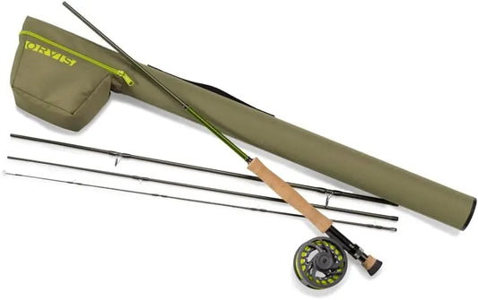 4-Piece Fly Fishing Rod and Reel Combo Kit for Young Anglers, Pre-Balanced Ready-to-Fish Setup with Smooth Performance, Includes