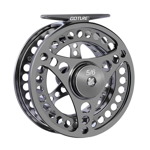 Goture 2+1BB Fly Fishing Reel CNC-Machined Aluminum Arbor Trout Carp Fishing Reel 3/4 5/6 7/8 9/10 WT Left&Right Handle Fly Reel