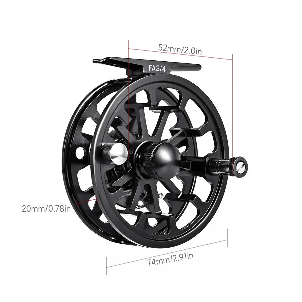Star Fly Fishing Reel Line Wheel Aluminum Alloy FA3/4 FA5/6 FA7/8 Front Fishing Reel Gear Equipment Goods Accessory