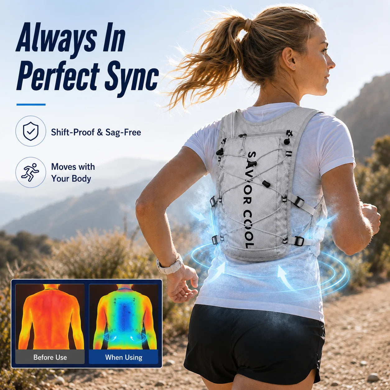 Savior Tactical Cooling Vest Refrigeration AC Suit with Constant Temperature Technology And Water Bladder for Summer Heat Relief
