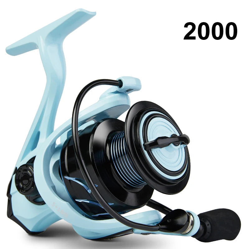 BILLINGS Spinning Reel 8KG Max Drag Professional Fishing Reels 5.2:1 Gear Ratio CNC Rocker Metal Spool 2000/3000/4000 Ideal for Freshwater Saltwater Bass Trout Fishing