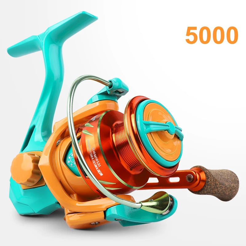 BILLINGS Spinning Reel 10KG Max Drag 5.2:1 Gear Ratio,CNC Rocker,Metal Spool Professional Fishing Reels Ideal for Freshwater & Saltwater Bass Trout Fishing