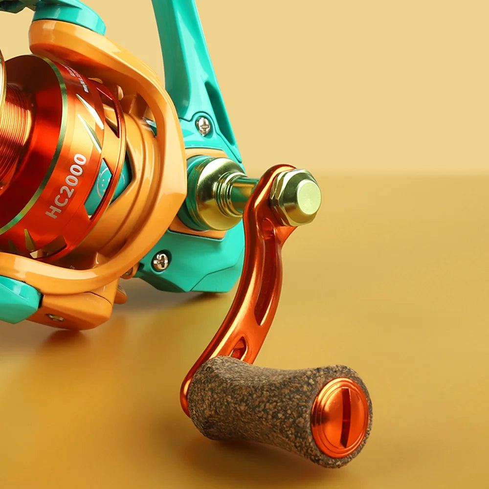 BILLINGS Spinning Reel 10KG Max Drag 5.2:1 Gear Ratio,CNC Rocker,Metal Spool Professional Fishing Reels Ideal for Freshwater & Saltwater Bass Trout Fishing