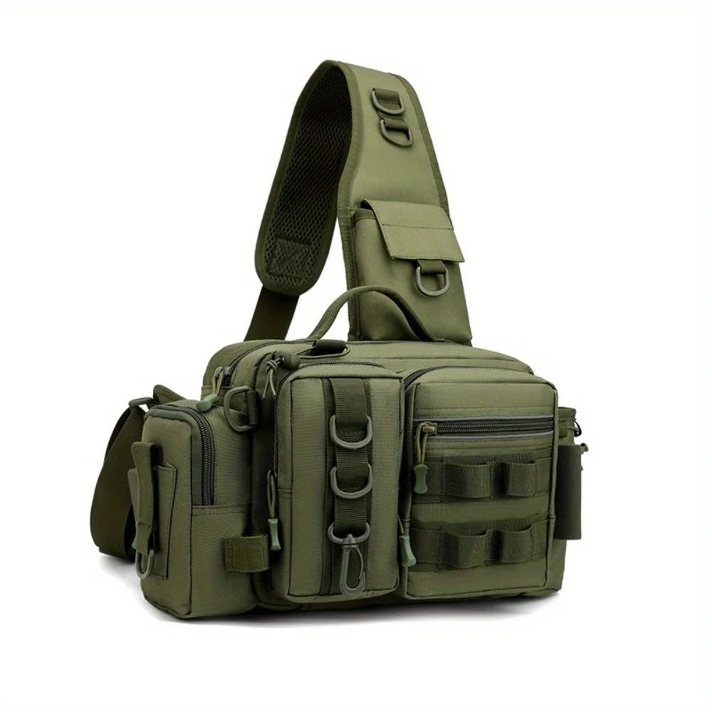 Fishing Tackle Backpack Fishing Waist Bag  Fishing Tackle Shoulder Bag,