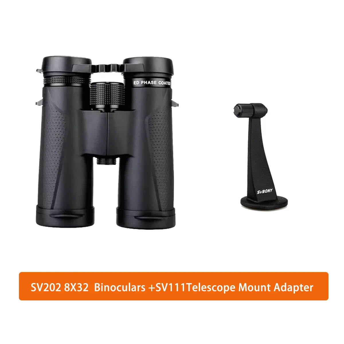 Svbony SV202 ED Binoculars Long Range 8X32/8x42/10x42 IPX7 Waterproof FMC with Bracket for Bird Watching Stargazing Camping