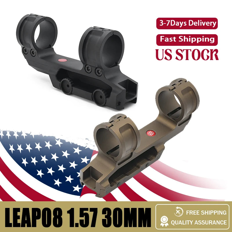 SCALAR Type LEAP 1.57 1.93 30mm 34mm Scope Mount  Scope Rings 20mm Picatinny Rail Base Hunting and Airsoft Accessary