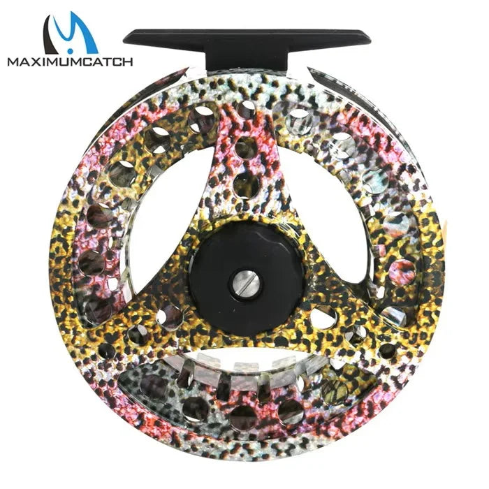 MAXIMUMCATCH ECO Fly Reel – Ultra-Light Large Arbor Aluminum 2-8WT with Manual Changeover | Precision Machined Fly Fishing Reel
