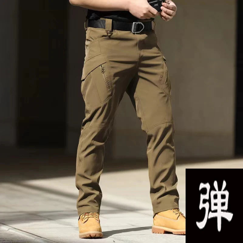 Men's M-5XL Autumn Spring Fall Elastic Camping Hiking Trekking Finshing Hunting Pants Outdoor Cycling Tranning Cargo Trousers