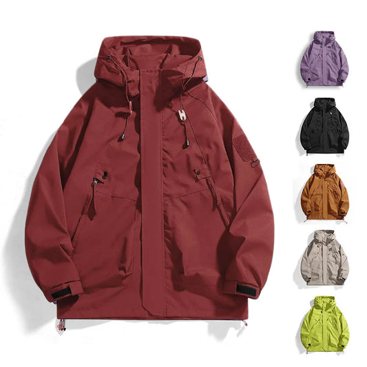 Unisex Outdoor Waterproof Jacket Windbreaker Coat Autumn Breathable Fishing Camping Windproof Jackets Men Women Clothing