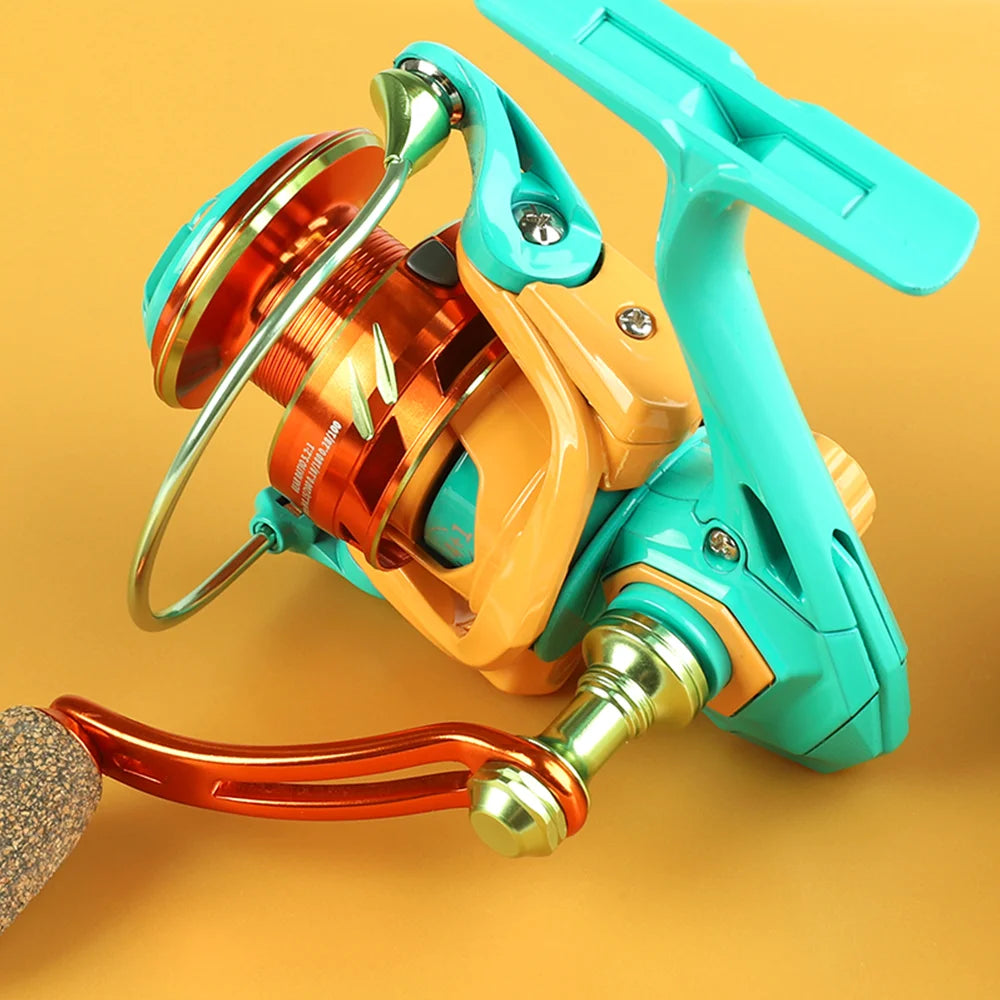 BILLINGS Spinning Reel 10KG Max Drag 5.2:1 Gear Ratio,CNC Rocker,Metal Spool Professional Fishing Reels Ideal for Freshwater & Saltwater Bass Trout Fishing