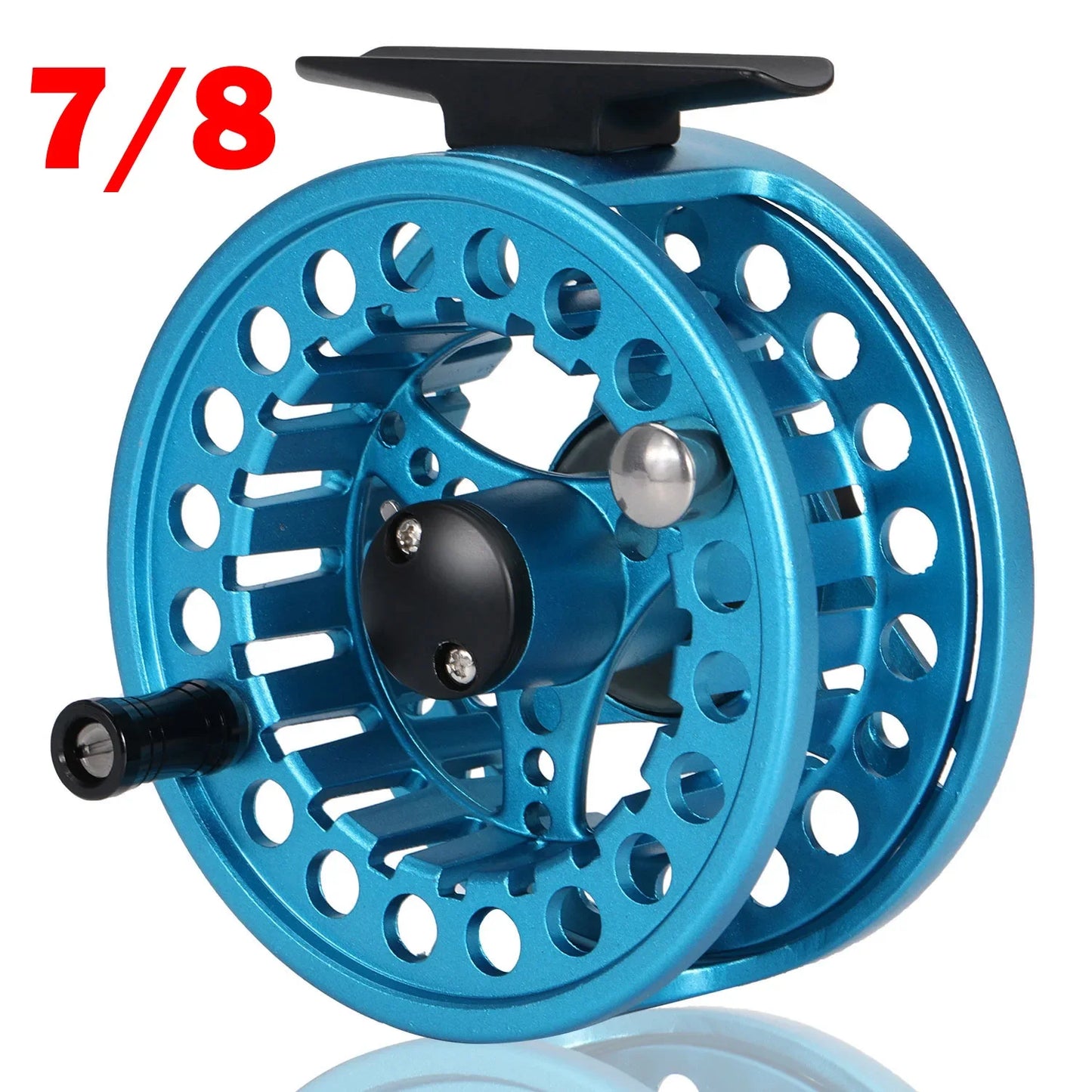 Sougayilang Fly Fishing Reel 5/6 7/8 High Die Casting Aluminium Alloy Spool Fly Fishing Reel Max Drag 11kg Fishing Tackle