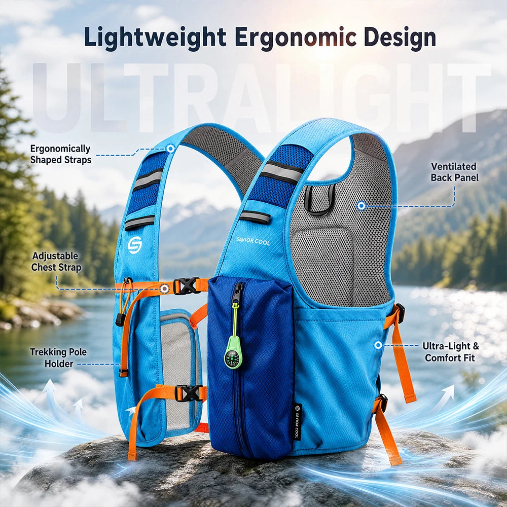 Savior Tactical Cooling Vest Refrigeration AC Suit with Constant Temperature Technology And Water Bladder for Summer Heat Relief