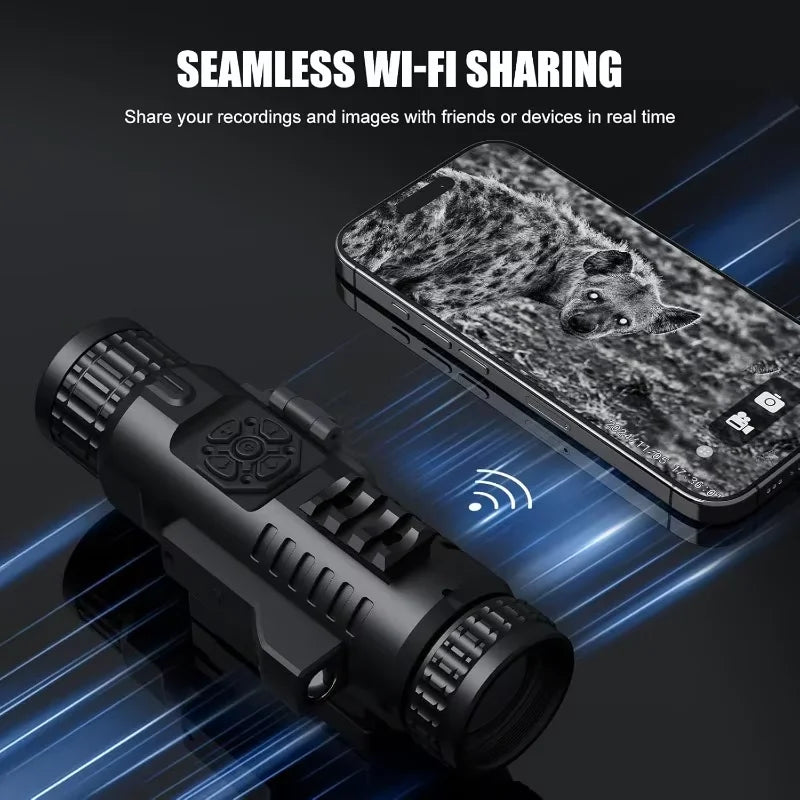 GOYOJO GS515 Digital Night Vision 2560x1920 Resolution 5-20X  HD Day Night Optics for Hunting Surveillance Wildlife Observation