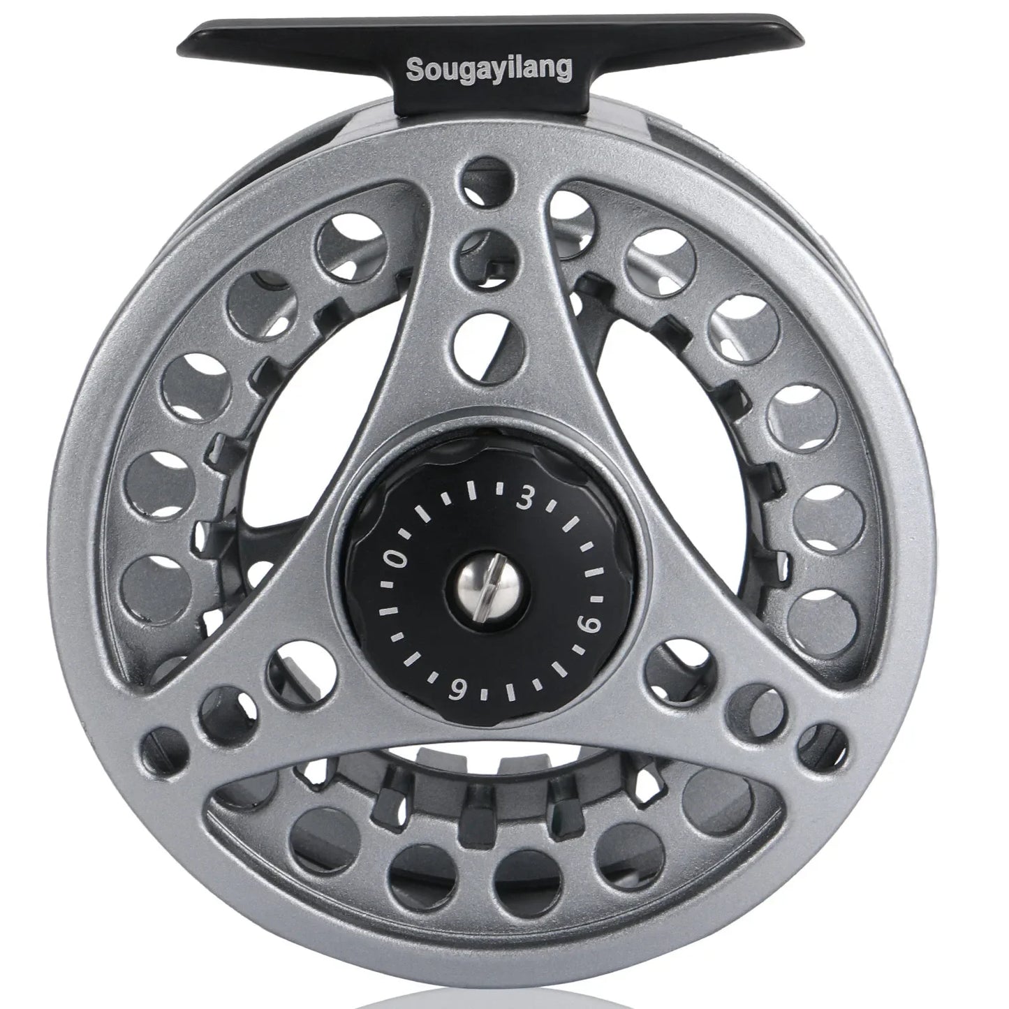 Sougayilang Fly Fishing Reel 5/6 7/8 High Die Casting Aluminium Alloy Spool Fly Fishing Reel Max Drag 11kg Fishing Tackle