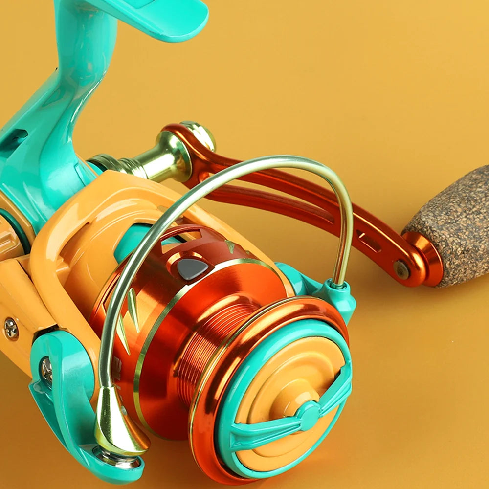 BILLINGS Spinning Reel 10KG Max Drag 5.2:1 Gear Ratio,CNC Rocker,Metal Spool Professional Fishing Reels Ideal for Freshwater & Saltwater Bass Trout Fishing
