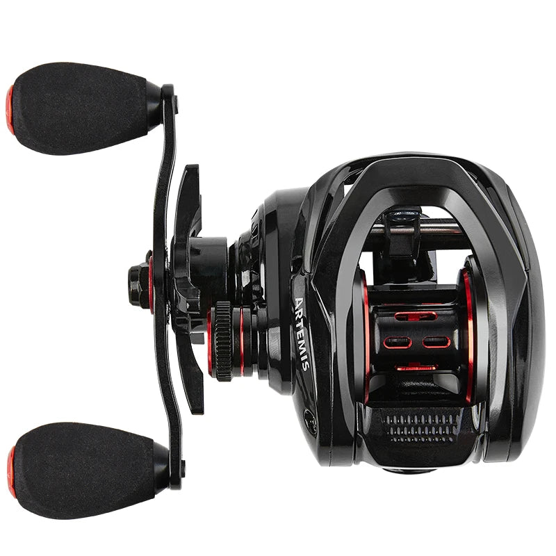 BILLINGS Baitcasting Reel 7.2:1 High Speed Gear Ratio CNC Spool 8KG Max Drag Magnetic Brake System Baitcaster Fishing Reels for Freshwater Saltwater Multiple Fish Species