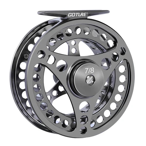 Goture 2+1BB Fly Fishing Reel CNC-Machined Aluminum Arbor Trout Carp Fishing Reel 3/4 5/6 7/8 9/10 WT Left&Right Handle Fly Reel