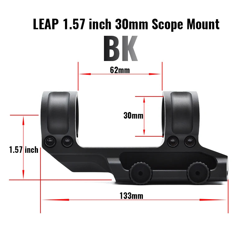 SCALAR Type LEAP 1.57 1.93 30mm 34mm Scope Mount  Scope Rings 20mm Picatinny Rail Base Hunting and Airsoft Accessary