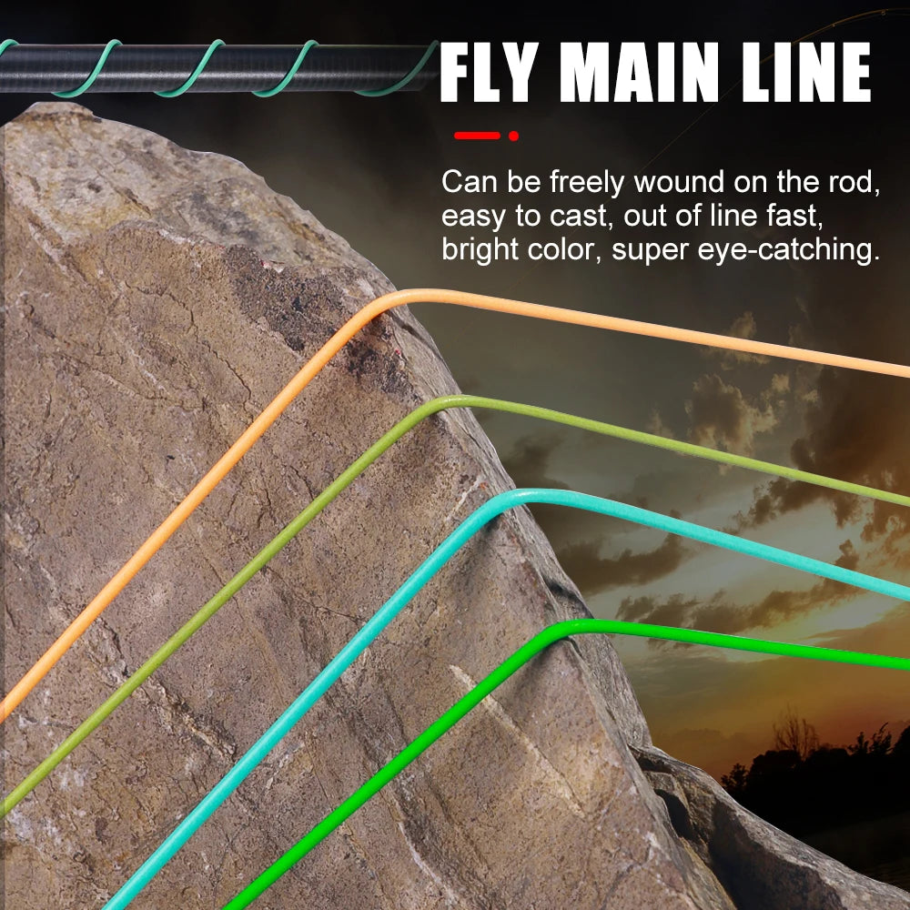 Maximumcatch 100FT Weight Forward Floating Fly Fishing Line with Two Welded Loops 2wt/3wt/4wt/5wt/6wt/7wt/8wt Fly Line