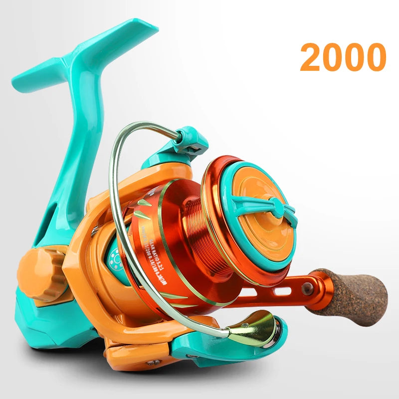 BILLINGS Spinning Reel 10KG Max Drag 5.2:1 Gear Ratio,CNC Rocker,Metal Spool Professional Fishing Reels Ideal for Freshwater & Saltwater Bass Trout Fishing