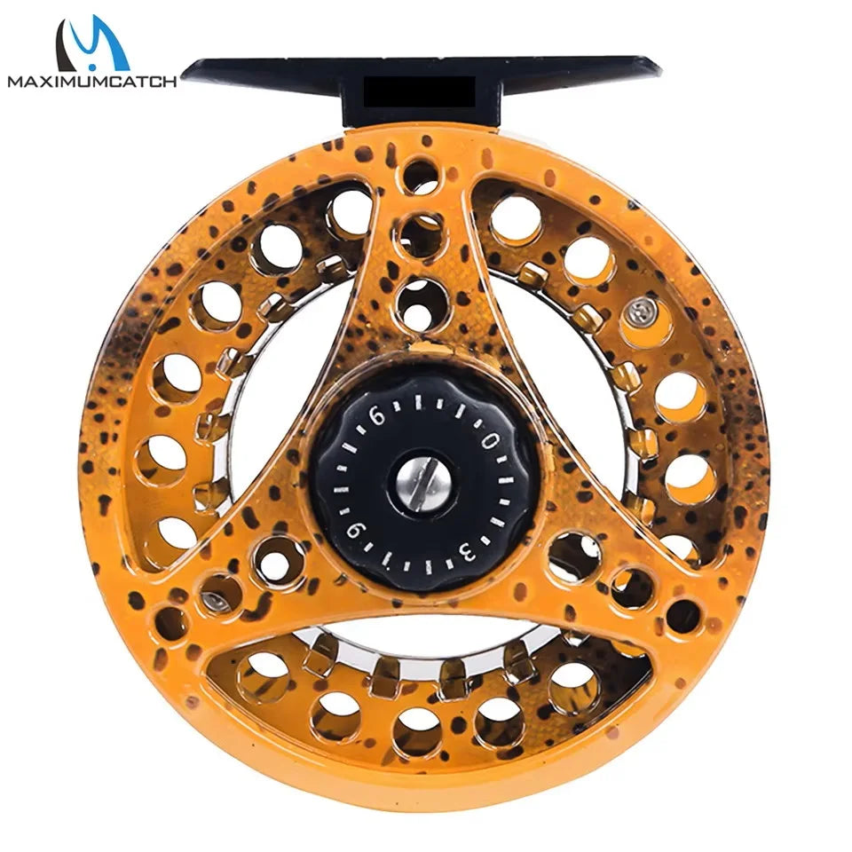 MAXIMUMCATCH ECO Fly Reel – Ultra-Light Large Arbor Aluminum 2-8WT with Manual Changeover | Precision Machined Fly Fishing Reel