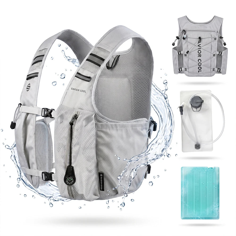 Savior Tactical Cooling Vest Refrigeration AC Suit with Constant Temperature Technology And Water Bladder for Summer Heat Relief