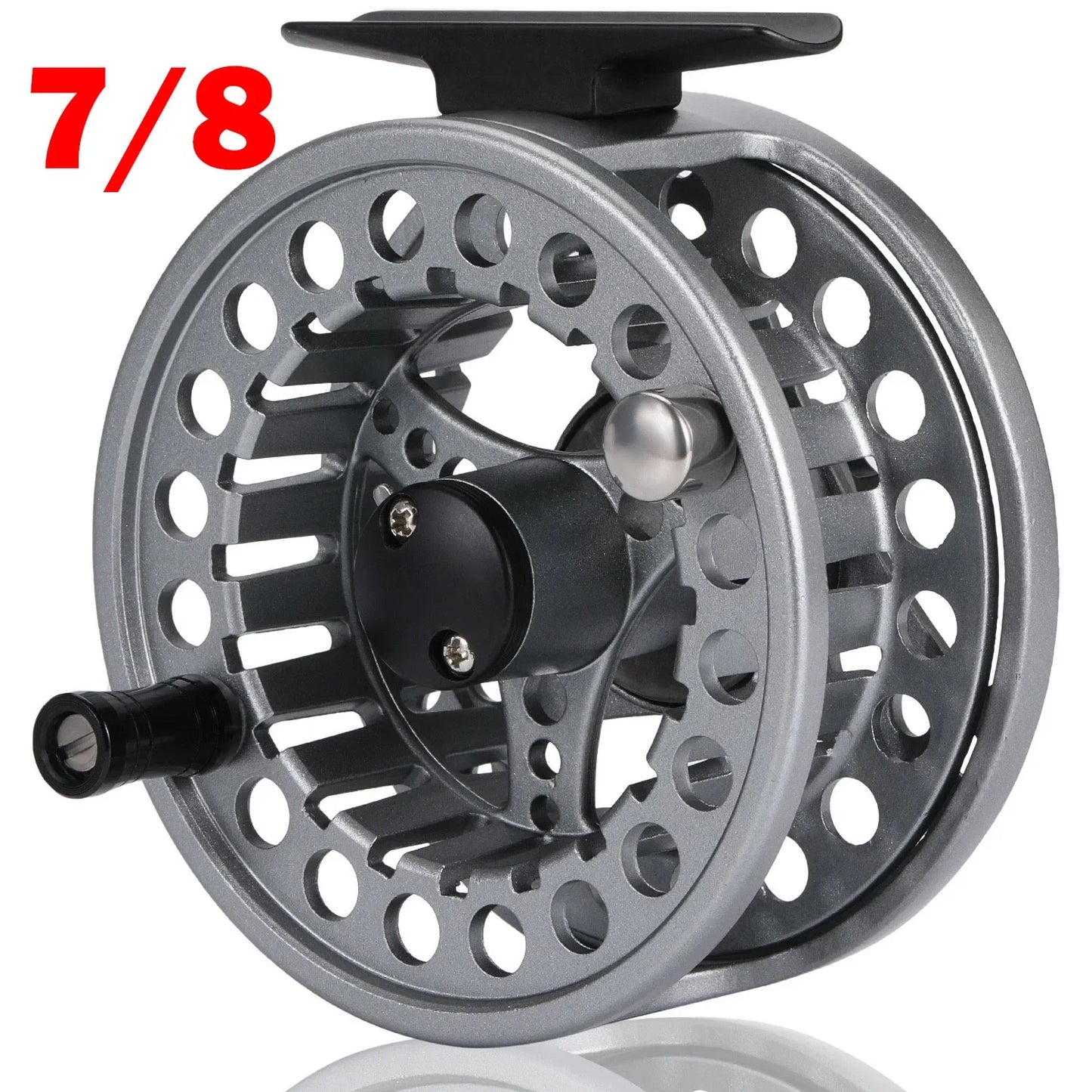 Sougayilang Fly Fishing Reel 5/6 7/8 High Die Casting Aluminium Alloy Spool Fly Fishing Reel Max Drag 11kg Fishing Tackle