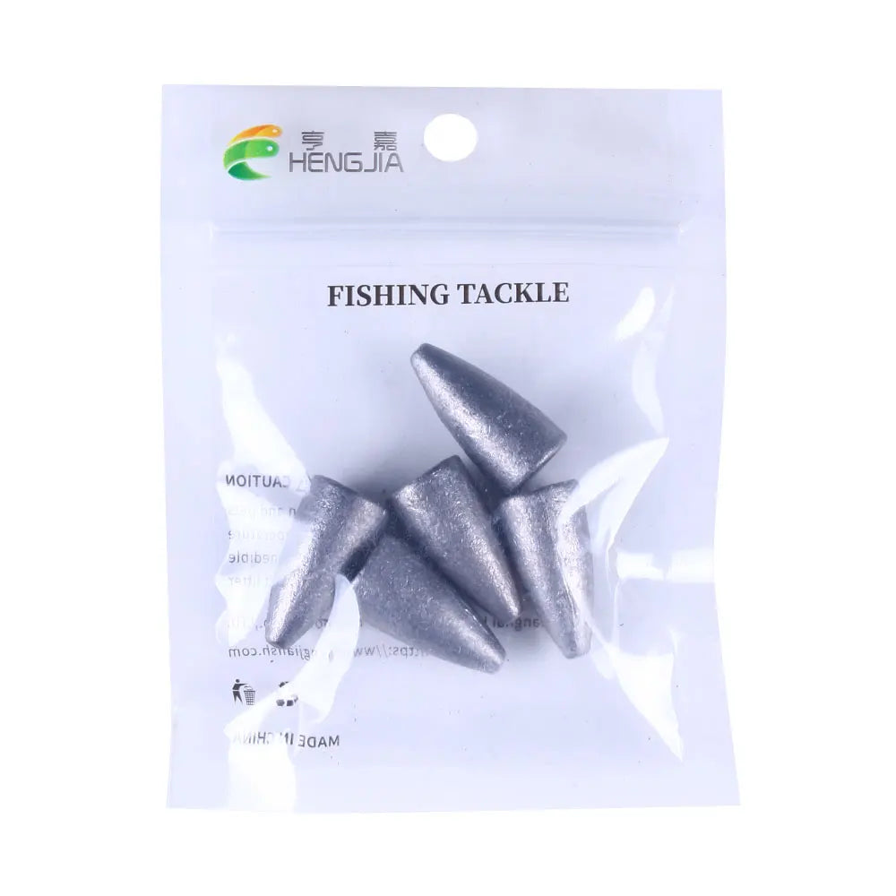 Bullet Shape Texas Rig Metal Sinker 1.75G -21G Fishing Weight Sinker Fishing Accessories All For Fishing