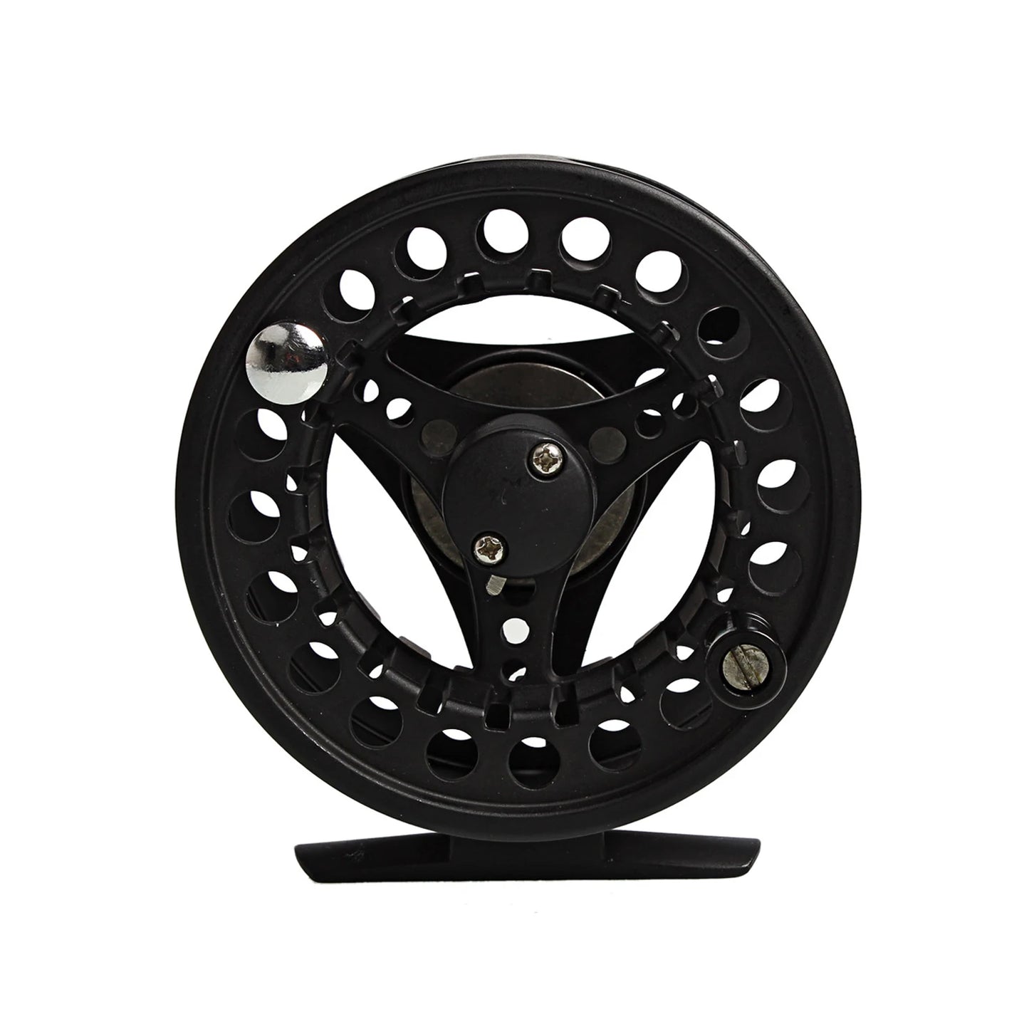 Sougayilang Multicolor Fly Fishing Reel CNC Aluminium Alloy Spool with Non-Slip Drag Knob Brake Disc for Better Fishing Pesca