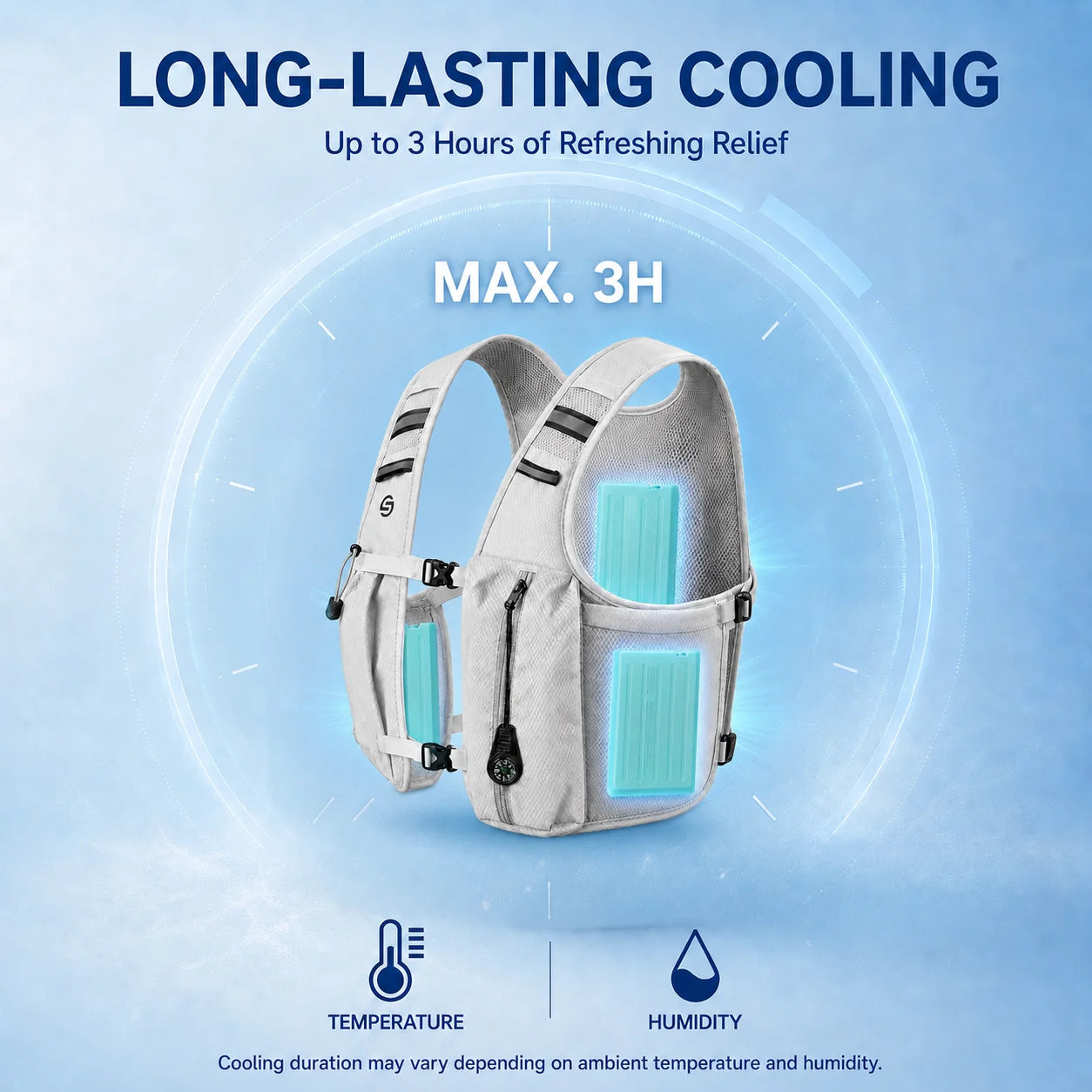 Savior Tactical Cooling Vest Refrigeration AC Suit with Constant Temperature Technology And Water Bladder for Summer Heat Relief