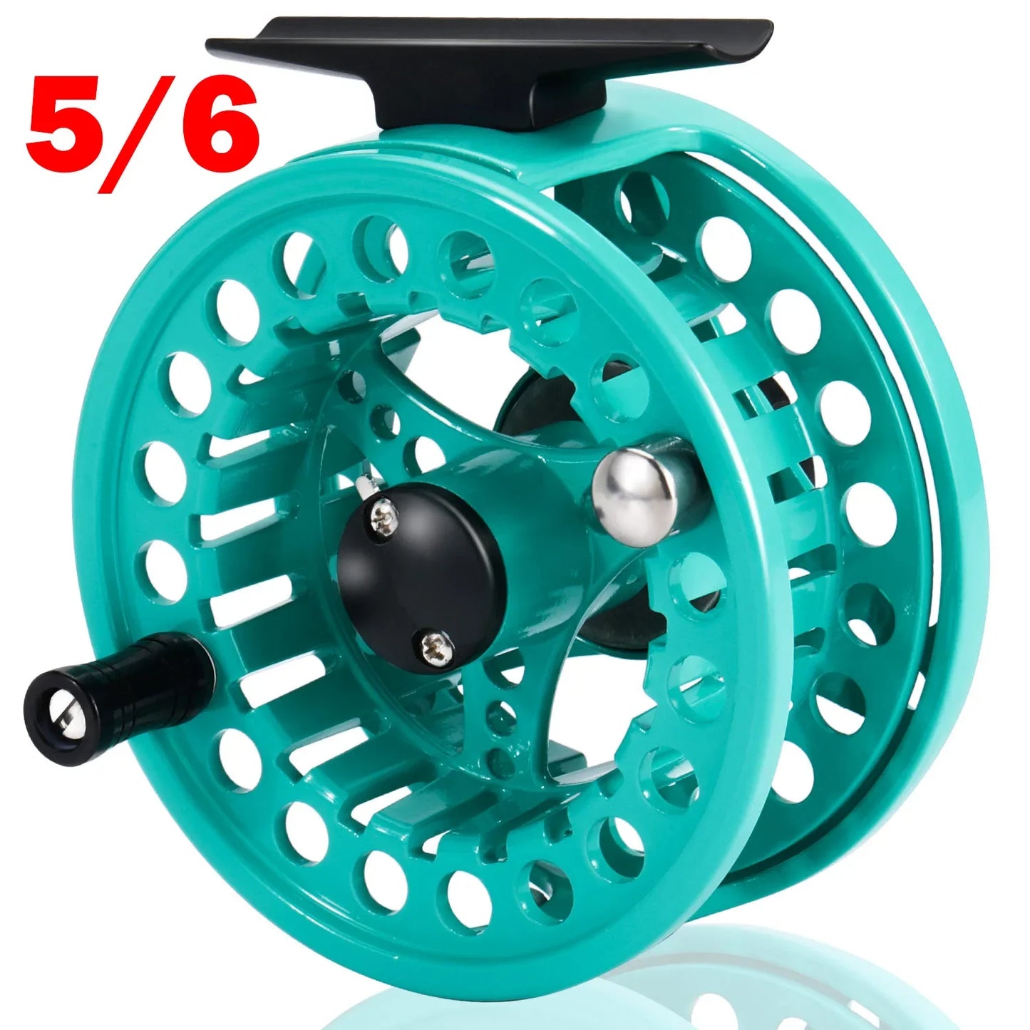 Sougayilang Fly Fishing Reel 5/6 7/8 High Die Casting Aluminium Alloy Spool Fly Fishing Reel Max Drag 11kg Fishing Tackle