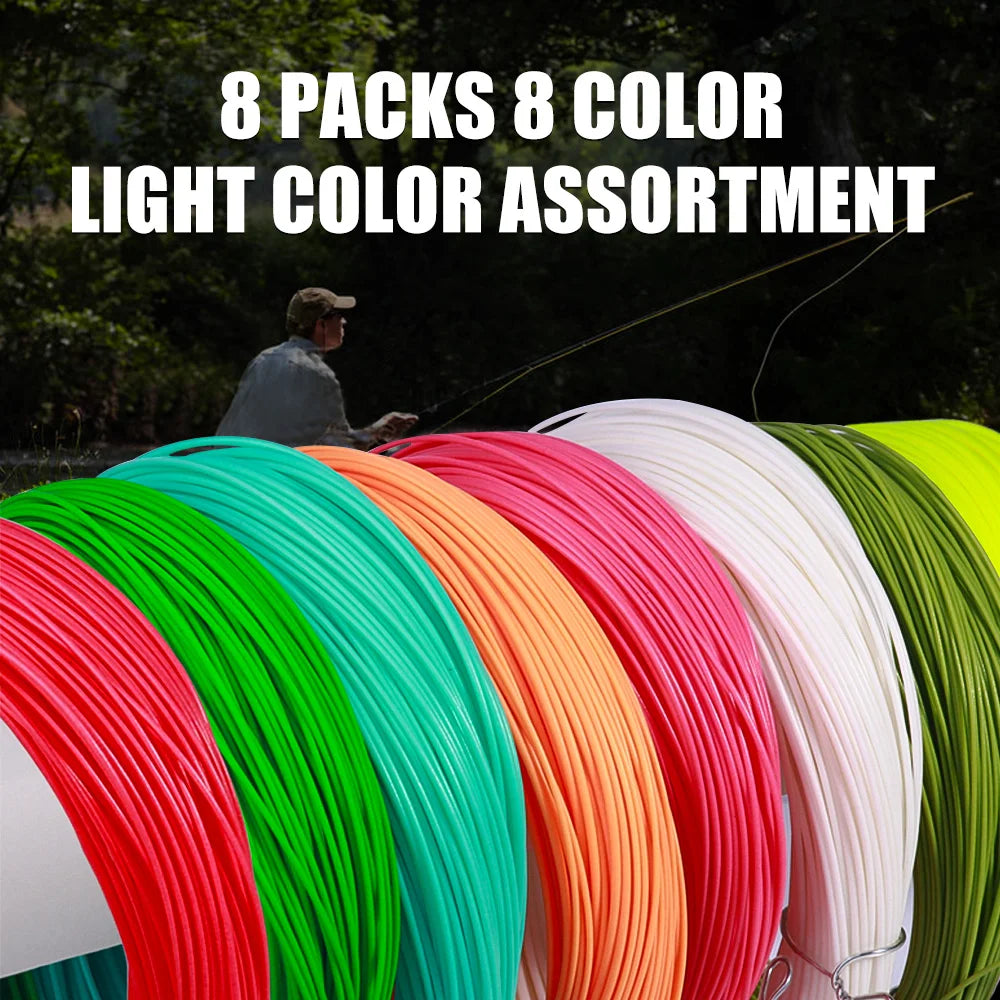 Maximumcatch 100FT Weight Forward Floating Fly Fishing Line with Two Welded Loops 2wt/3wt/4wt/5wt/6wt/7wt/8wt Fly Line