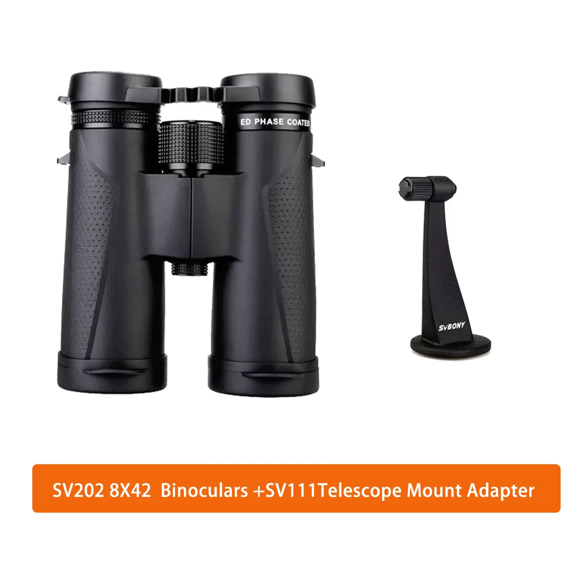 Svbony SV202 ED Binoculars Long Range 8X32/8x42/10x42 IPX7 Waterproof FMC with Bracket for Bird Watching Stargazing Camping