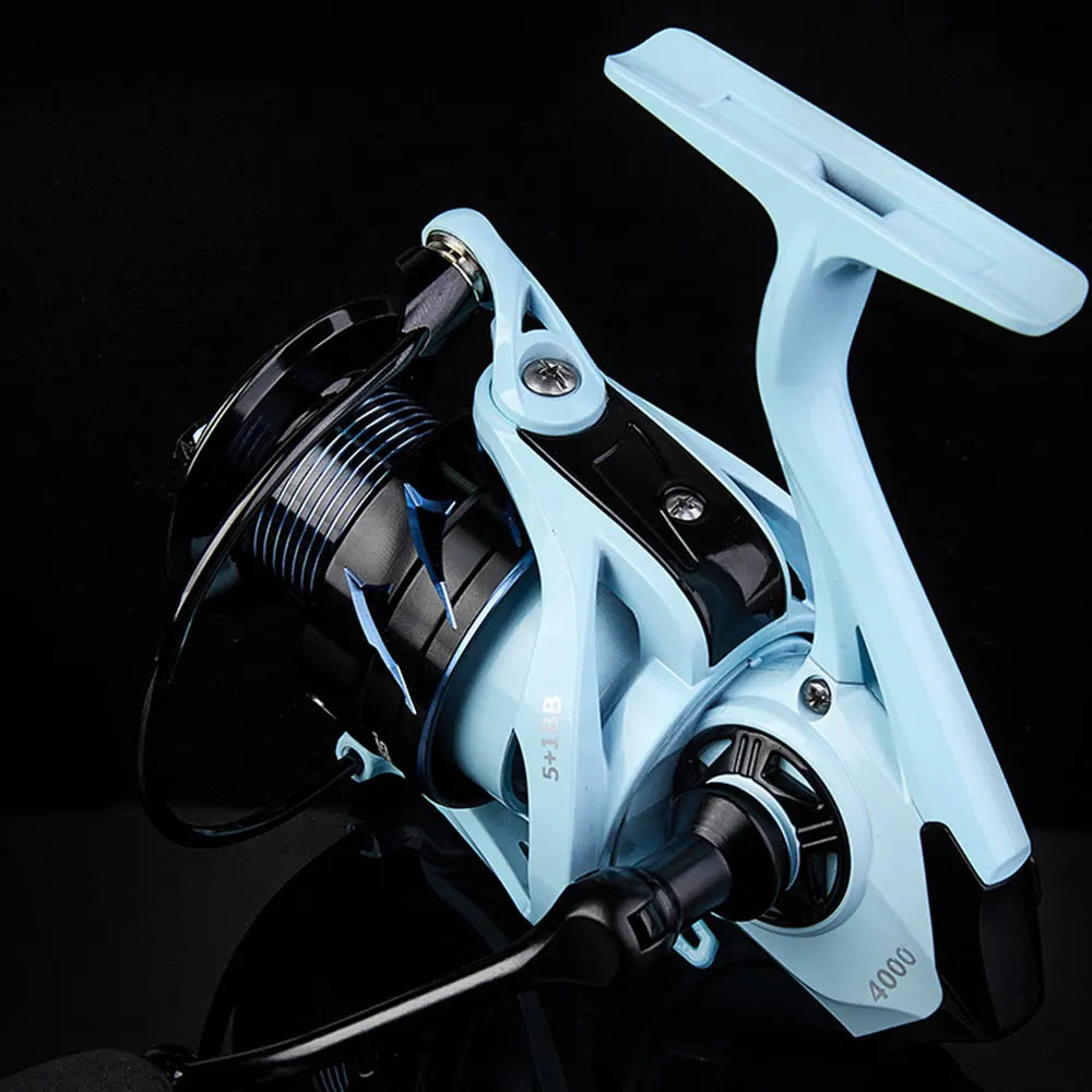 BILLINGS Spinning Reel 8KG Max Drag Professional Fishing Reels 5.2:1 Gear Ratio CNC Rocker Metal Spool 2000/3000/4000 Ideal for Freshwater Saltwater Bass Trout Fishing