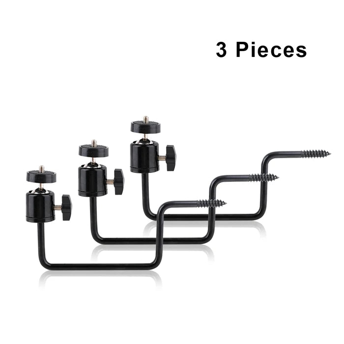 M5 Tree Screw Mount Holder for Hunting Trail Cameras 1/4 inch Security Camera Screw Holder Stick for Forest Wildlife Camera