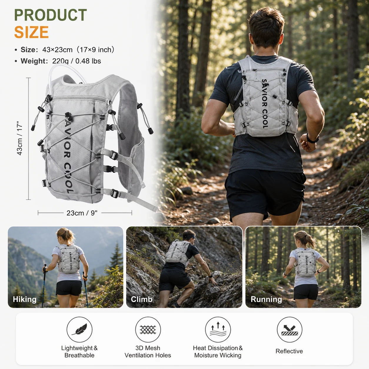 Savior Tactical Cooling Vest Refrigeration AC Suit with Constant Temperature Technology And Water Bladder for Summer Heat Relief