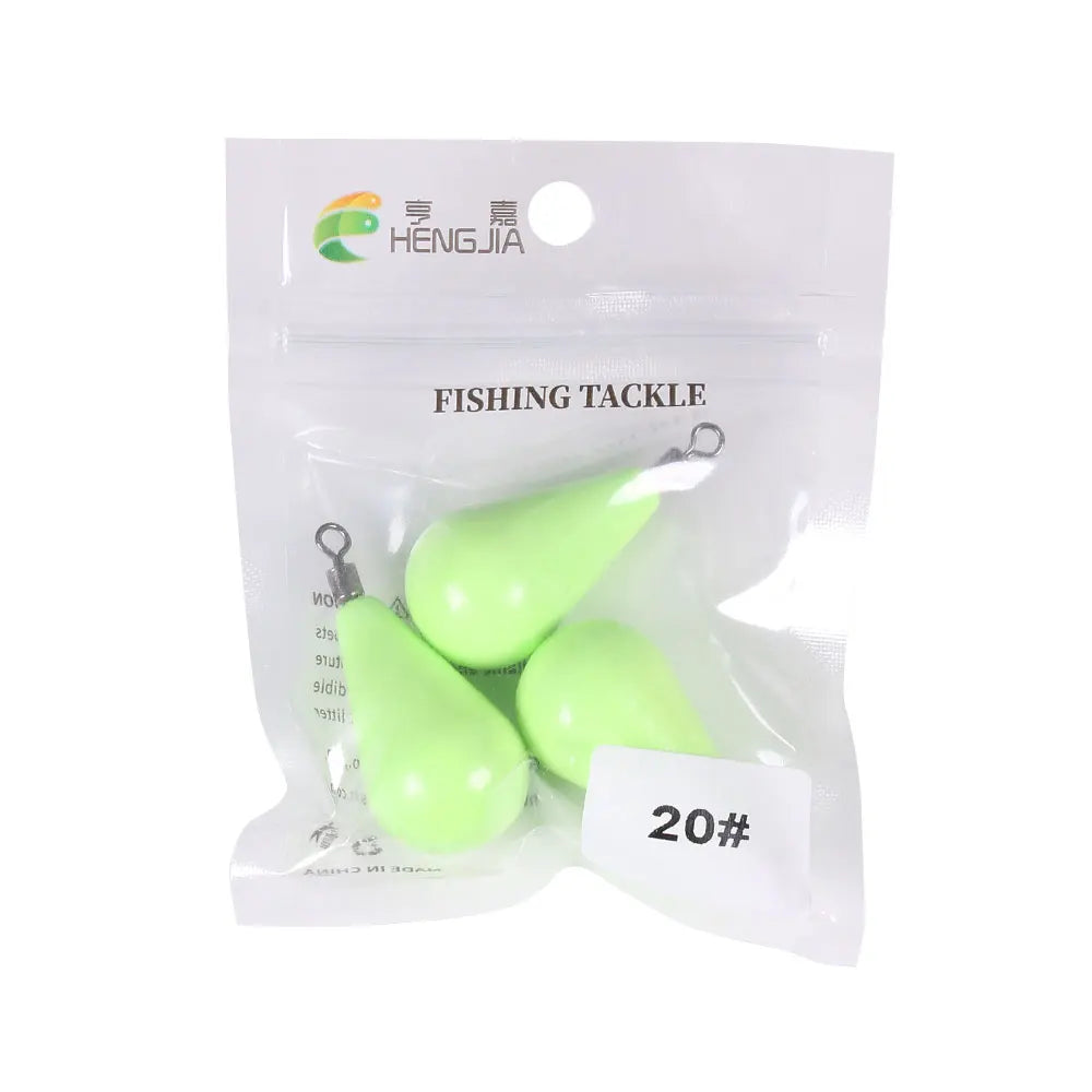 Newup Luminous Fishing Sinkers Weight Sinker Ball Worm Flipping Weights for Bass Texas Rigs Tackle