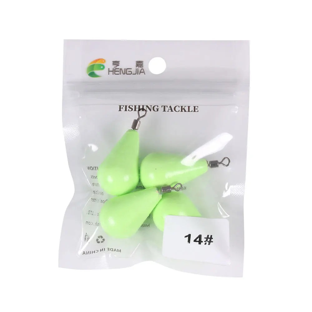 Newup Luminous Fishing Sinkers Weight Sinker Ball Worm Flipping Weights for Bass Texas Rigs Tackle