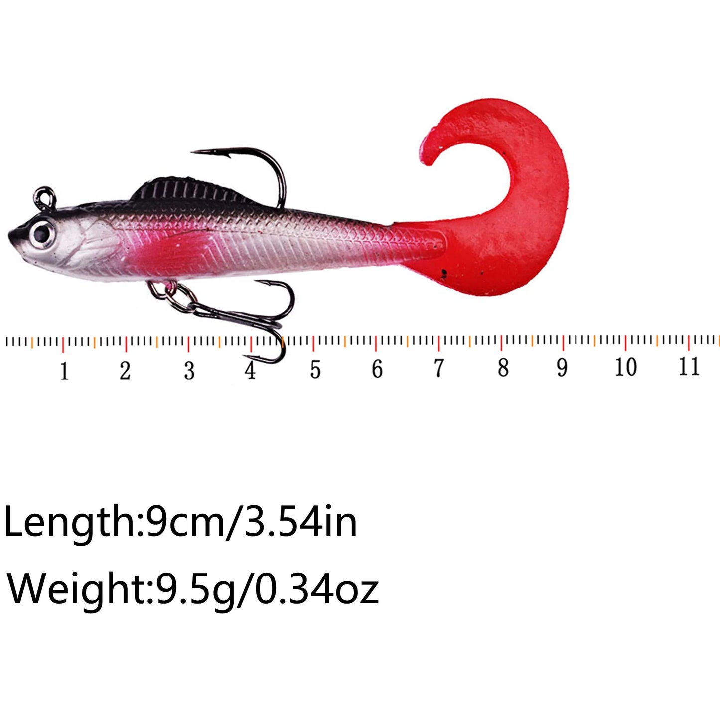 6PCS Wobblers Artificial Baits Fishing Tackle Soft Silicone Bait For Sea Bass Spoon Pike Carp Fishing Lures Swimbait2027