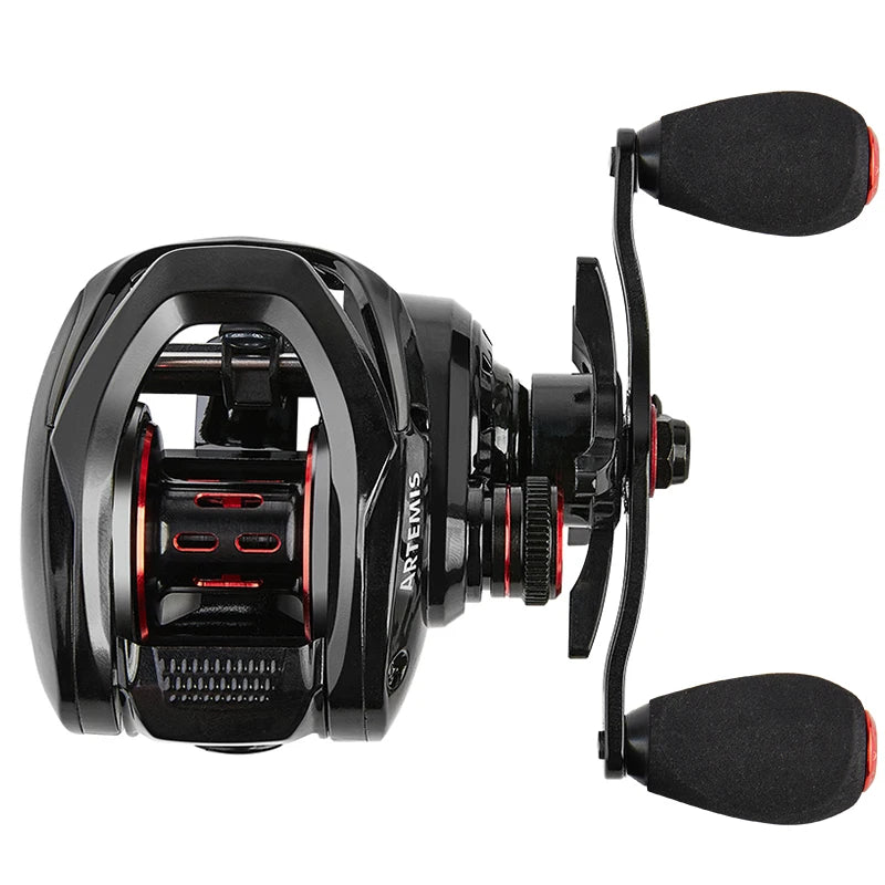 BILLINGS Baitcasting Reel 7.2:1 High Speed Gear Ratio CNC Spool 8KG Max Drag Magnetic Brake System Baitcaster Fishing Reels for Freshwater Saltwater Multiple Fish Species