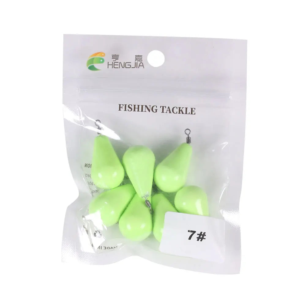 Newup Luminous Fishing Sinkers Weight Sinker Ball Worm Flipping Weights for Bass Texas Rigs Tackle